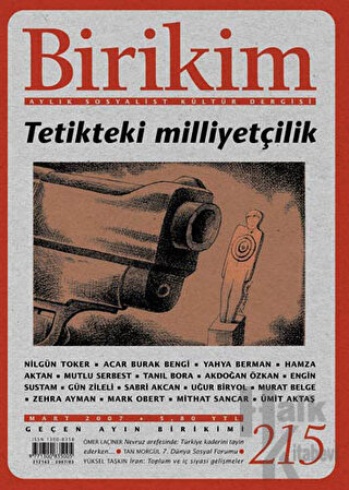 Birikim Aylık Sosyalist Kültür Dergisi Sayı: 215 - Halkkitabevi