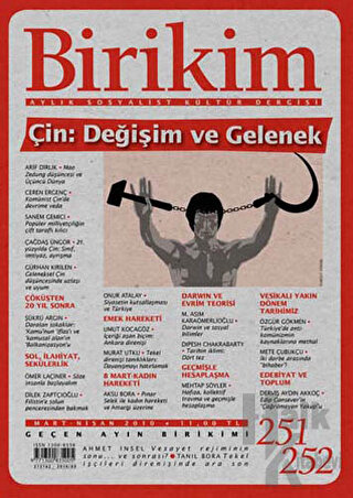 Birikim Aylık Sosyalist Kültür Dergisi Sayı: 251- 252 - Halkkitabevi
