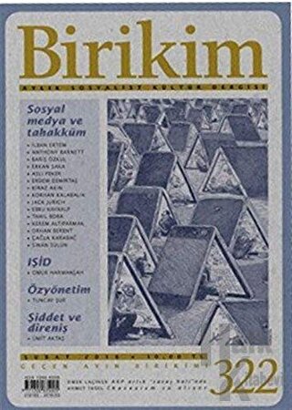 Birikim Aylık Sosyalist Kültür Dergisi Sayı: 322 Şubat 2016 - Halkkita