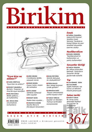 Birikim Aylık Sosyalist Kültür Dergisi Sayı: 367 Kasım 2019 - Halkkita