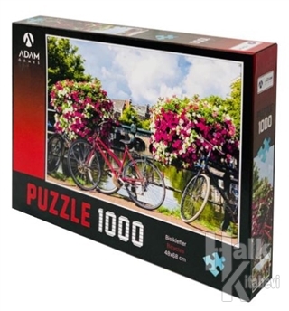 Bisikletler 1000 Parça Puzzle (48x68) - Halkkitabevi