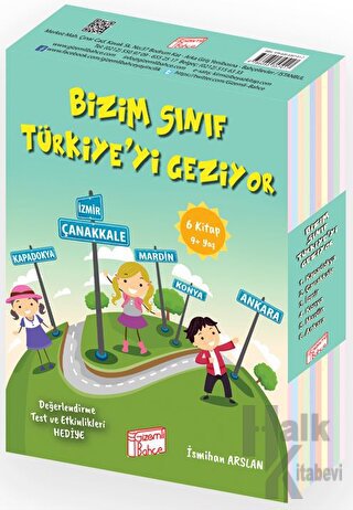 Bizim Sınıf Türkiyeyi Geziyor Serisi 8 Kitap Set - Halkkitabevi