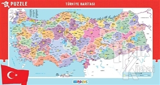 Blue Focus Türkiye Haritası (Büyük Boy) – Puzzle