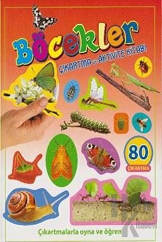 Böcekler - Çıkartma ve Aktivite Kitabı - Halkkitabevi