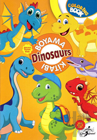 Boyama Kitabı - 4 Dinosaurs