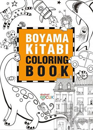 Boyama Kitabı - Coloring Book - Halkkitabevi