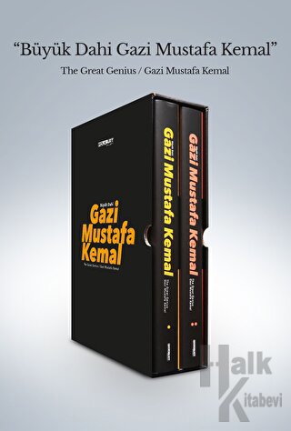Büyük Dahi Gazi Mustafa Kemal (2 Kitap Takım) (Ciltli) - Halkkitabevi
