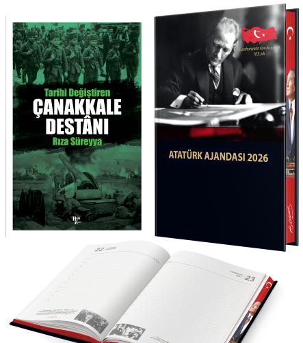 Çanakkale Destanı - Rıza Süreyya ve 2026 Atatürk Ciltli Ajanda