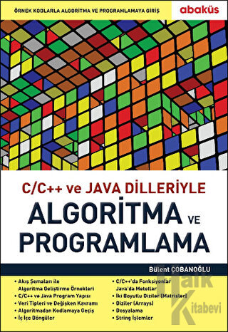 C/C ve Java Dilleriyle Algoritma ve Programlama - Halkkitabevi