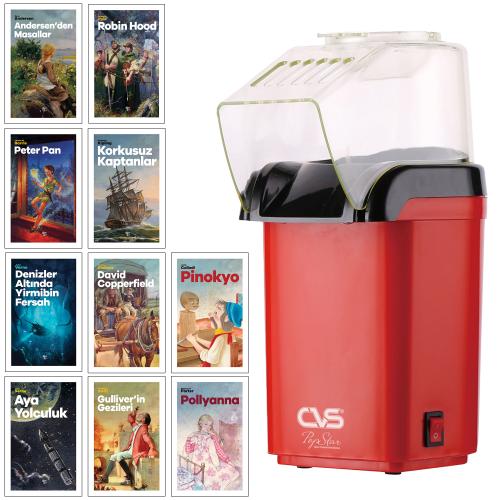 Çocuk Klasikleri 10 Kitap Bir Arada ve Popcorn Makinesi - Halkkitabevi
