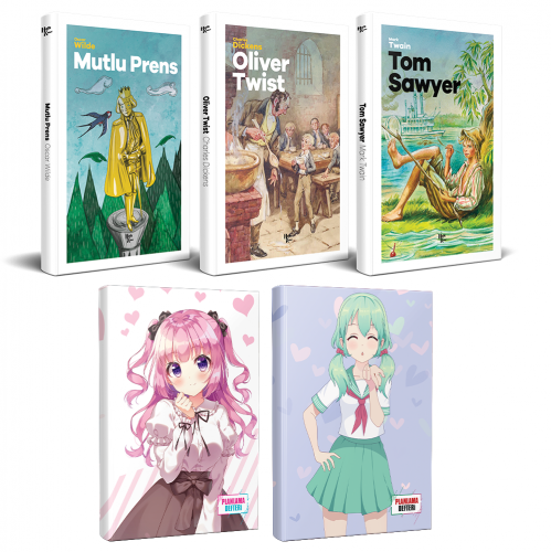 Çocuk Klasikleri 3 Kitap - Violet ve Schoolgirl Defter - Halkkitabevi