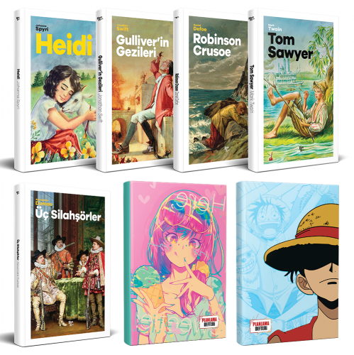 Çocuk Klasikleri Beş Klasik - Luffy ve Icecream Defter - Halkkitabevi