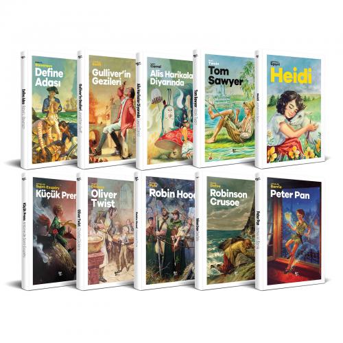 Tatil Kitapları - 10lu Dünya Çocuk Klasikleri - Halkkitabevi Tatil Kitapları - 10lu Dünya Çocuk Klasikleri - Halkkitabevi