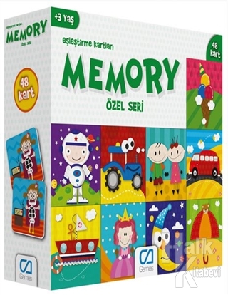 CA Games Özel Seri - Memory Eşleştirme Kartları - Halkkitabevi