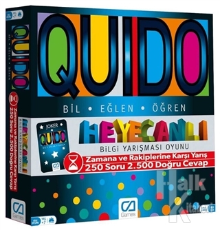 CA Games Quido Board Game - Eğitici Puzzle