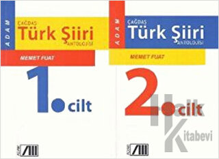 Çağdaş Türk Şiiri Antolojisi (2 Kitap Takım)