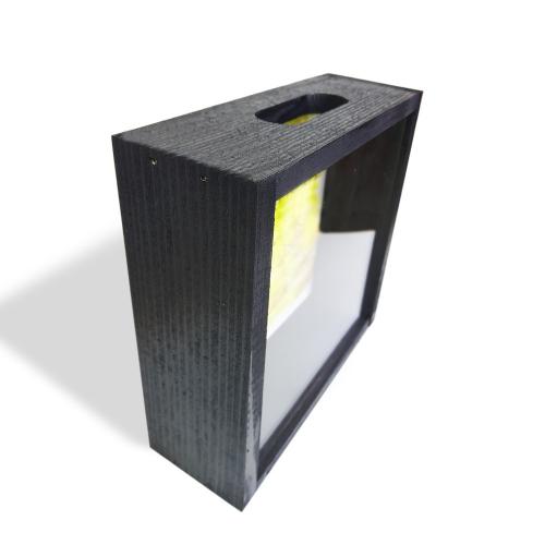 Camlı Ahşap Kumbara Anıtkabir "Siyah" - Halkkitabevi