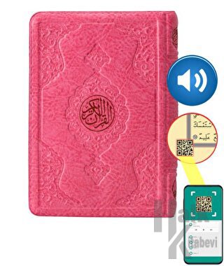 Çanta Boy Kur'an-ı Kerim (Pembe, Kılıflı, Mühürlü) (Ciltli)