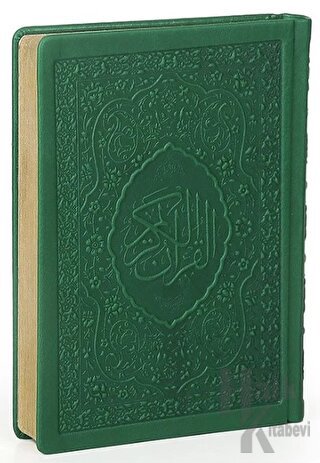 Çanta Boy Termo Cilt Kur'an-ı Kerim (Yeşil Renk) (Ciltli) - Halkkitabe
