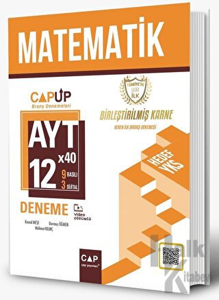 Çap Yayınları AYT Matematik 12 x 40 Up Deneme - Halkkitabevi