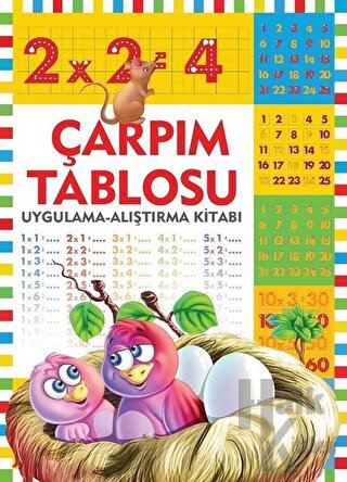 Çarpım Tablosu / Uygulama - Alıştırma Kitabı - Halkkitabevi