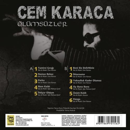 Cem Karaca - Ölümsüzler 1 (Plak) - Halkkitabevi