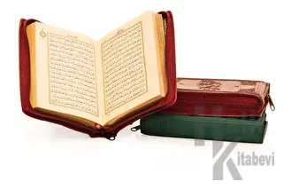 Cep Boy Plastik Kılıflı Kur'an-ı Kerim (Bordo Renk) (Ciltli) - Halkkit