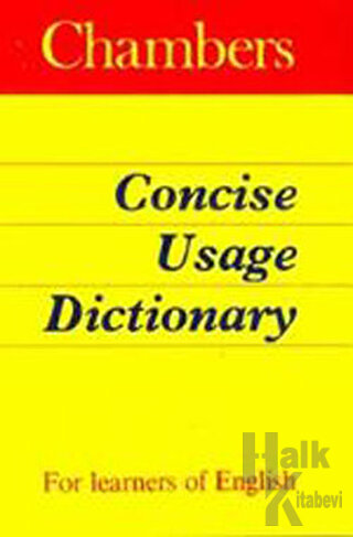 Chambers Concise Usage Dictionary - Halkkitabevi