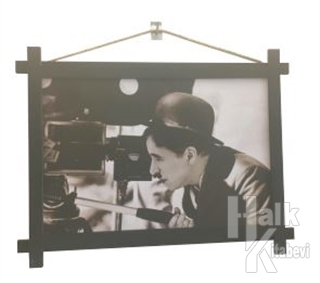 Charlie Chaplin Ahşap Tablo Kod - 000001