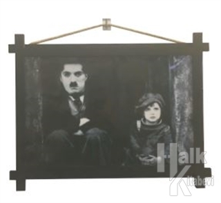 Charlie Chaplin Ahşap Tablo Kod - 000002 - Halkkitabevi