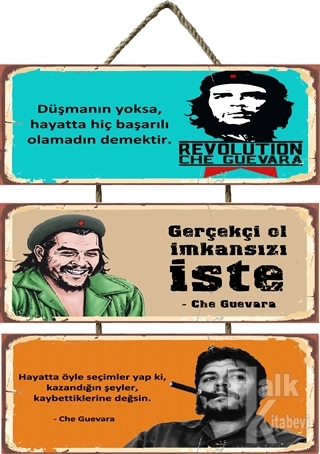 Che Guevara Üçlü Poster
