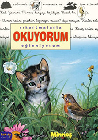 Çıkartmalarla Okuyorum Eğleniyorum - Kedi Yavrusu Minnoş - Halkkitabev