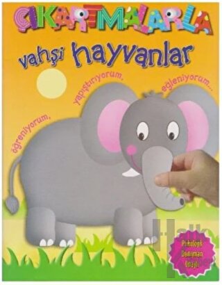 Çıkartmalarla Vahşi Hayvanlar - Halkkitabevi