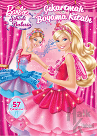 Çıkartmalı Boyama Kitabı - Barbie Sihirli Balerin - Halkkitabevi