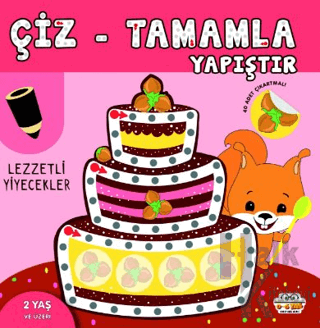 Çiz - Tamamla - Yapıştır Lezzetli Yiyecekler
