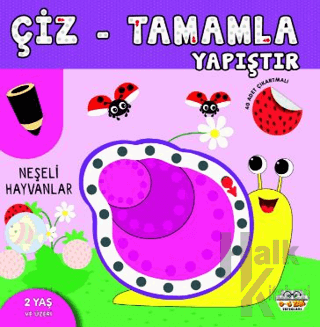 Çiz - Tamamla - Yapıştır Neşeli Hayvanlar