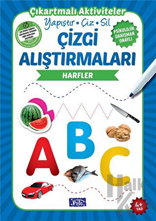 Çizgi Alıştırmaları - Harfler (4 Yaş)