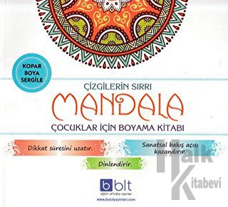 Çizgilerin Sırrı - Mandala Çocuklar İçin Boyama Kitabı