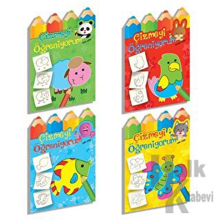 Çizmeyi Öğreniyorum Seti - 4 Kitap Takım - Halkkitabevi