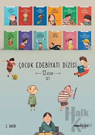 Çocuk Edebiyatı Dizisi (12 Kitap Set) - Halkkitabevi