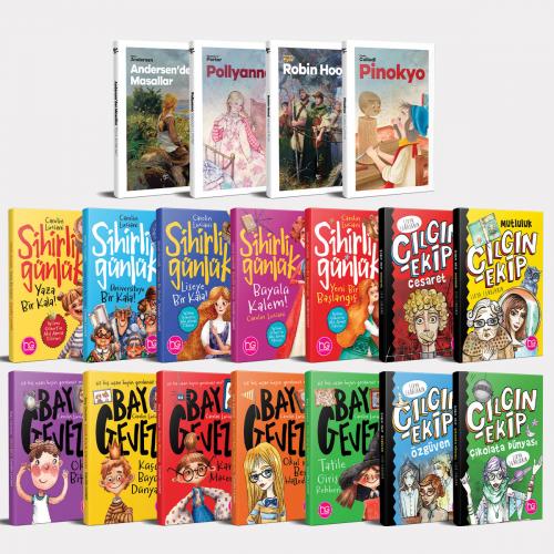 Çok Sevilen Çocuk Maceraları Seti - 14+4 Kitap - Halkkitabevi