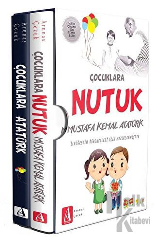 Çocuklar İçin Atatürk Kutulu Set (2 Kitap Takım) - Halkkitabevi