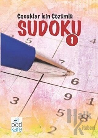 Çocuklar İçin Çözümlü Sudoku 1 - Halkkitabevi