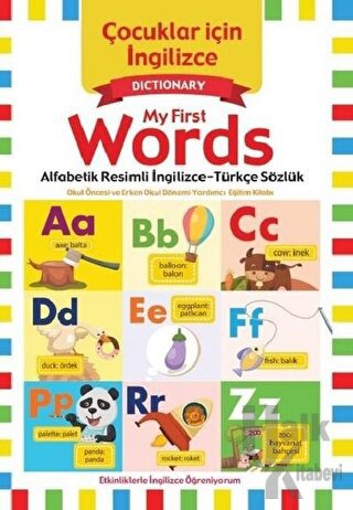 Çocuklar İçin İngilizce - My First Words - Halkkitabevi