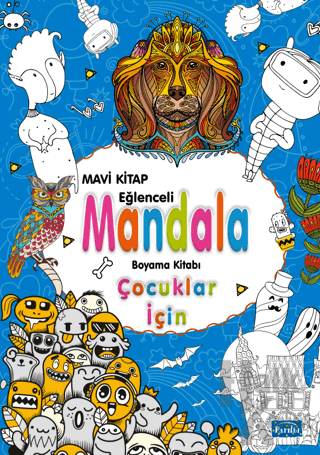 Çocuklar İçin Mandala Mavi