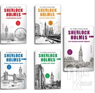 Çocuklar İçin Sherlock Holmes Seti (5 Kitap Takım) - Halkkitabevi