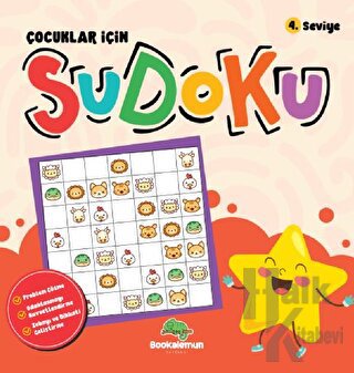 Çocuklar İçin Sudoku 4. Seviye - Halkkitabevi