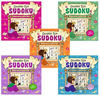 Çocuklar İçin Sudoku (5 Kitap Takım) - Halkkitabevi