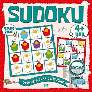 Çocuklar İçin Sudoku Boyama (4+ Yaş) - Halkkitabevi