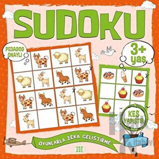 Çocuklar İçin Sudoku Kes Yapıştır (3+ Yaş) - Halkkitabevi